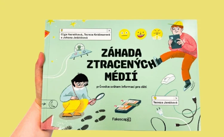 Záhada ztracených médií – nová kniha pro děti o mediální gramotnosti